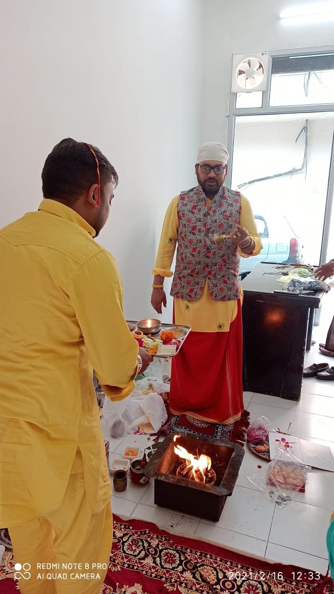 Sacred Havan Ceremony by Pandit Ji